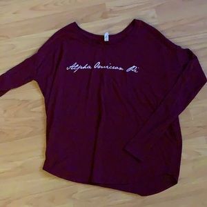 AOII long sleeve tee